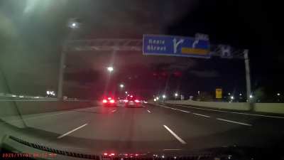 Just a nice drive home after the movies.