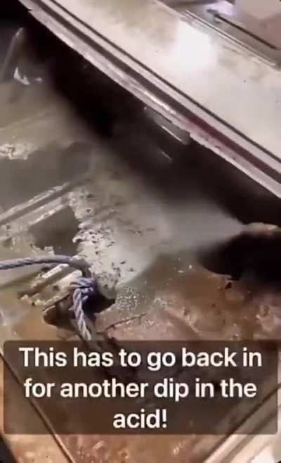 Removing the rust and paint from a 1972 Challenger