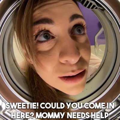 [M/S] Mom Gets Stuck In The Washing Machine Porn GIF by badsluttymomma | RedGIFs