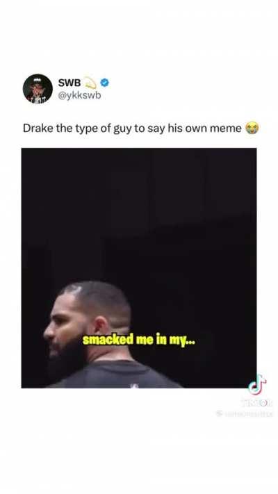 He’s becoming self aware😭