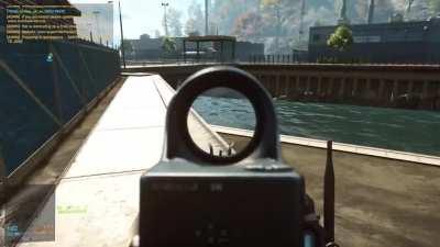 the longer you aim, the faster it moves