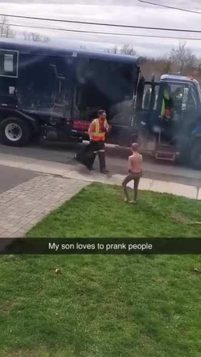 To collect the garbage