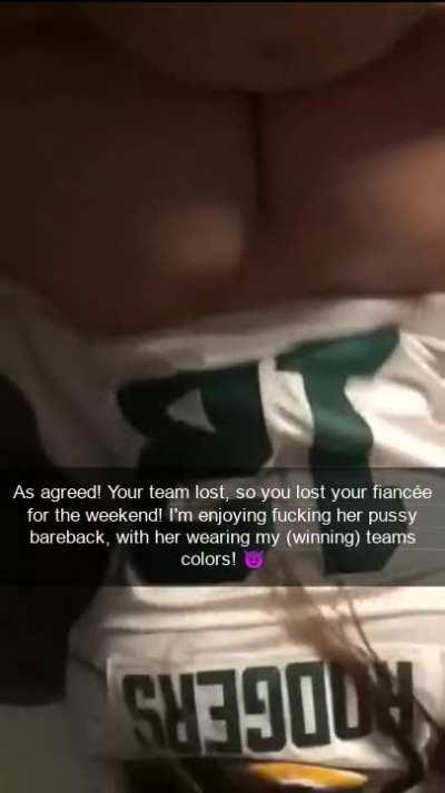 You shouldn't have made that bet! But then.. You expected to lose.. Didn't you?