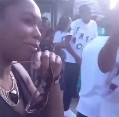 Old video of 30 Deep Grimeyy ⭐️🎤 and his big Sister 🕊on 45 Ferris 🅱️🧡♿️