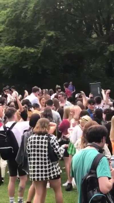 Stephan's green right now!