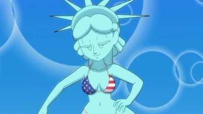 Big Booty And Boobs Tease Animated With Gooey Splat Sexy SFX 59