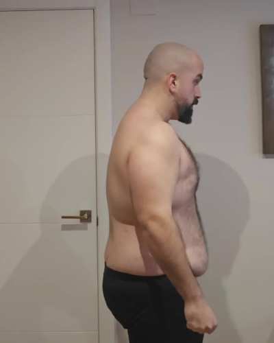 One year body transformation (+30 kg down)