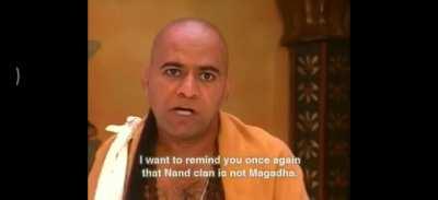 Chanakya being patriotic for 1 min 25 s