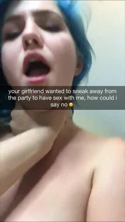 You passed out drunk at the party, you wake up in the morning and see this...