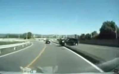 This crash could have been worse. though, cammer survived