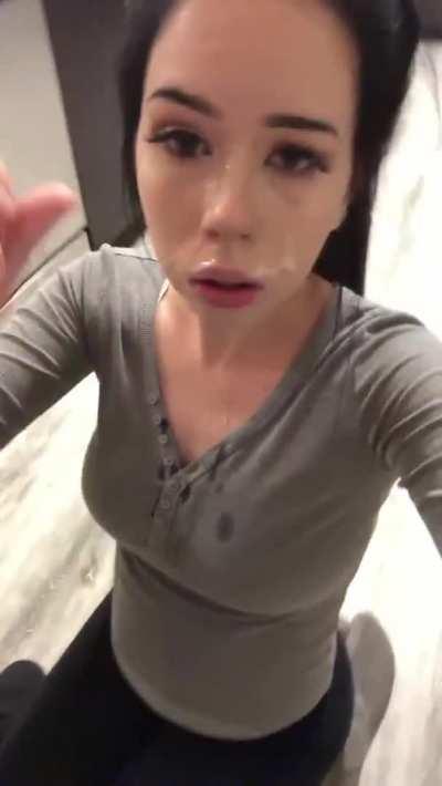 Asian Hot Babe Cumshot Ellie Leen Facial