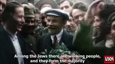 Lenin speech about antisemitism, scapegoats and hatred against minorities used as a way to divide people. 1919