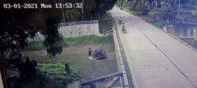 Driving a tricycle while drunk