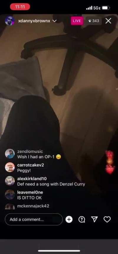 New danny brown x jpeg clip just teased on danny's live