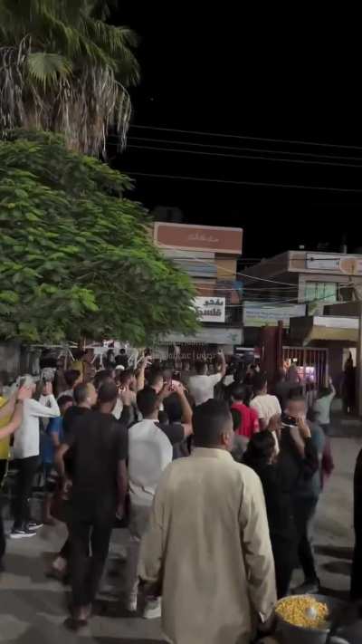 Palestinians watch from the occupied West Bank as Iranian missiles hit israeli targets