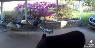 to relax on the patio