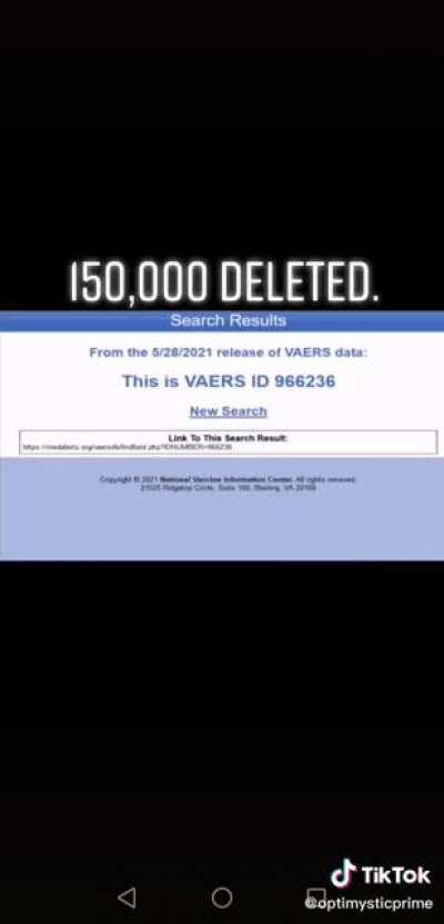 150,000 deleted?