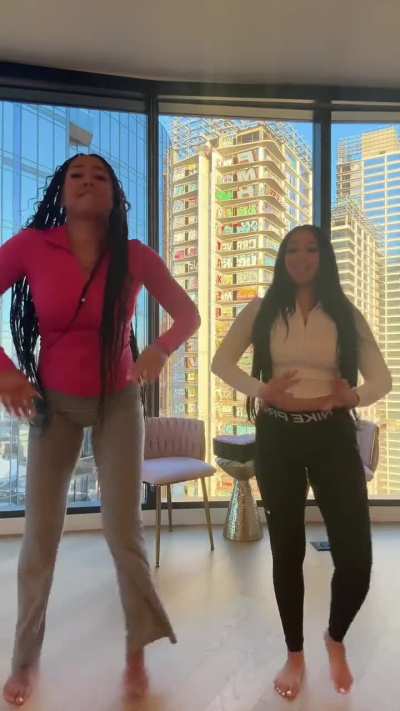 Jaden Newman with Sakura Bradley | TikTok 10.8.25