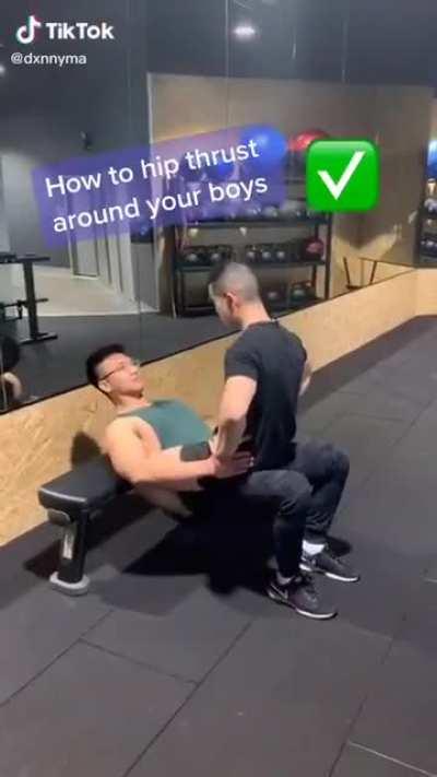 Hip Thrust with the boys
