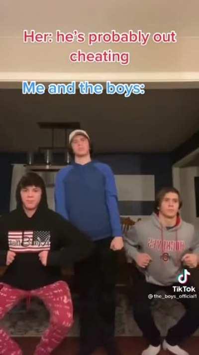 Ah yes now back to me and the boys