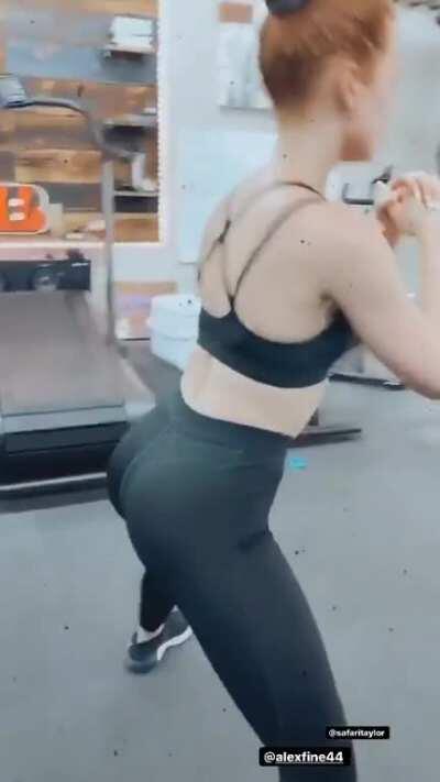 Madelaine Petsch working out