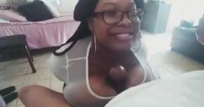 She didn’t even realize How fast She made him nut 😭🥜🍼💦💦