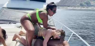 Threesome with my blonde big ass friend and your big cock boyfriend