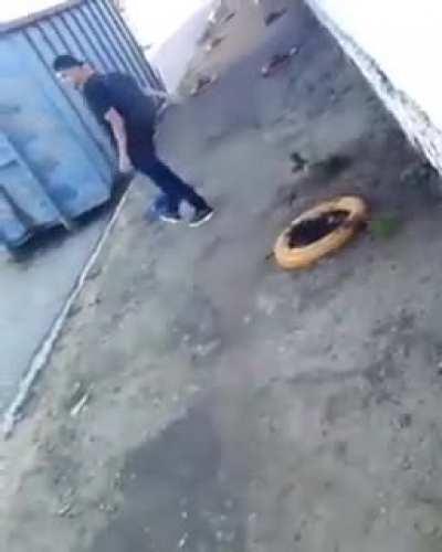 Boy waste ruining the city project of planting thousands trees by the end of the year