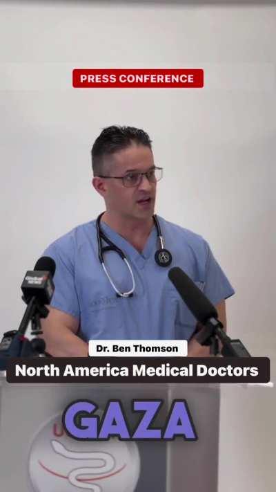 North America medical Doctors press conference about the medical situation in Ghaza
