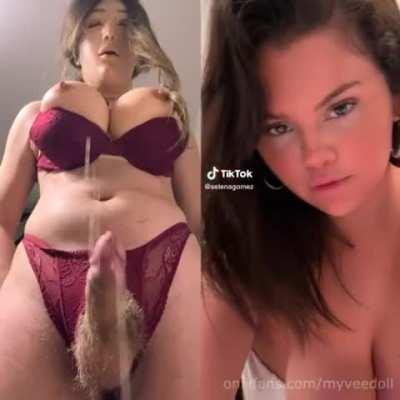 Selena Leaves them hanging for Cum 🍈💦