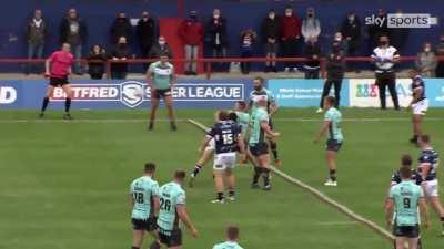 Roosters Legend SKD with the fend, feet & assist over the weekend