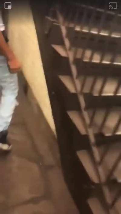 nah that last punch was devious, nigga blinded him and had him walking away holding his head