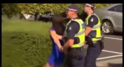 Hey, it’d be hilarious if I shoved that cop into the bushes...