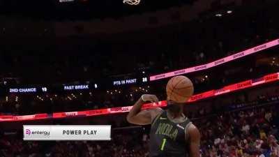 [Highlight] Zion windmill dunk replay