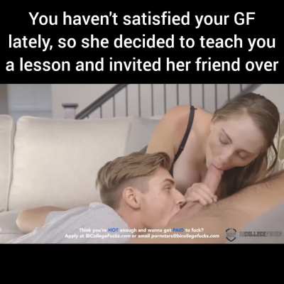 She taught you a good lesson