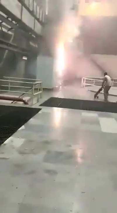 Large fire erupts at hydroelectric dam in India 21/08/2020