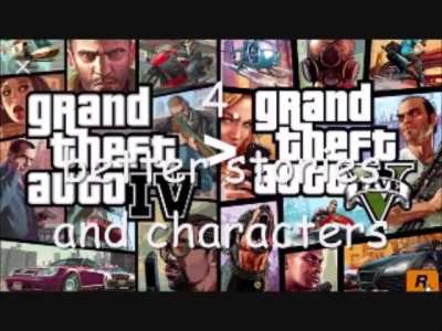 GTA IV IS THE BEST GTA (no debate)