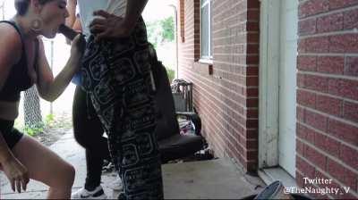 When the neighbor finds out you have a big cock