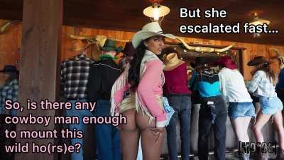 Western themed Drunk-Whore 🐢