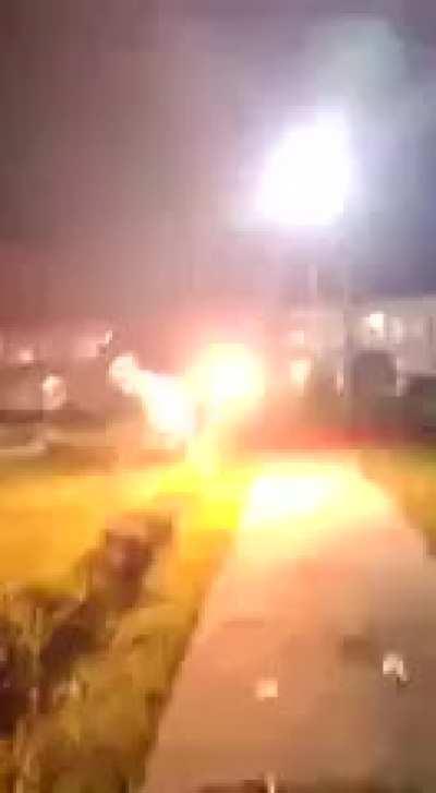 When you try to play with firecrackers.