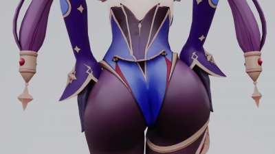 Mona showing off her cake