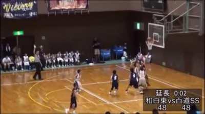With only 2 seconds left kid makes 2 clutch free throws and his teammates go wild
