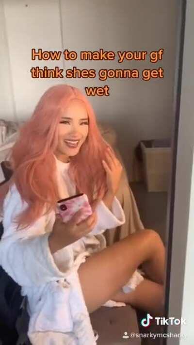 How to make your GF think shes going to get wet (CRINGE)