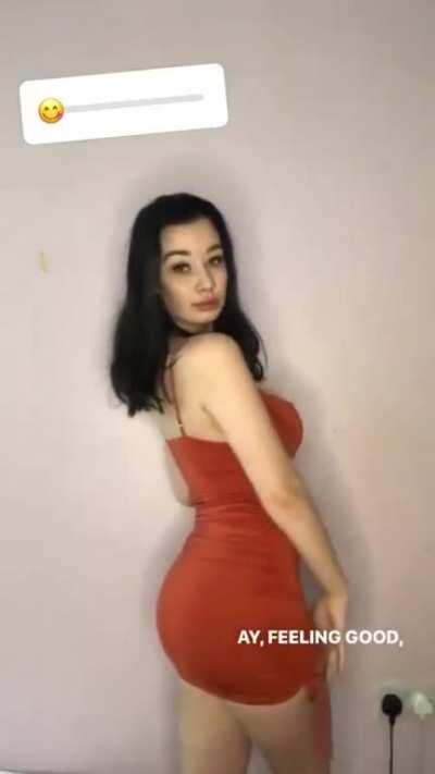 More red dress