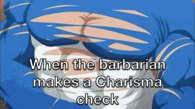 Who needs a magnetic personality when your explosive muscles can speak for you?