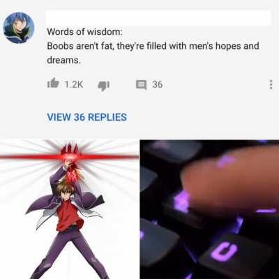 *Stretch hands to press F*