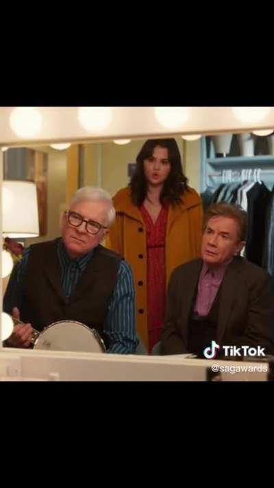 Steve Martin, Martin Short & Selena Gomez for the SAG Awards