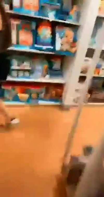 Checking the toy out