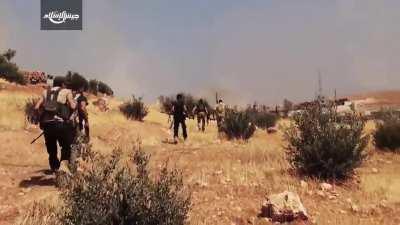 Jaish al Islam footage from the 2nd of August, 2016 showing the assult on regime postions in Southern Aleppo