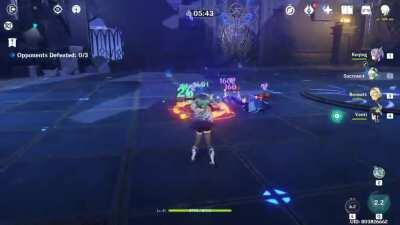 Noblesse oblige domain - You can use double vacuums to drug all abyss to come closer